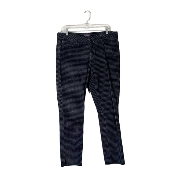 NYDJ Not Your Daughter’s Jeans Herringbone Designer Legging Skinny Jeans Size 12 - Picture 1 of 10